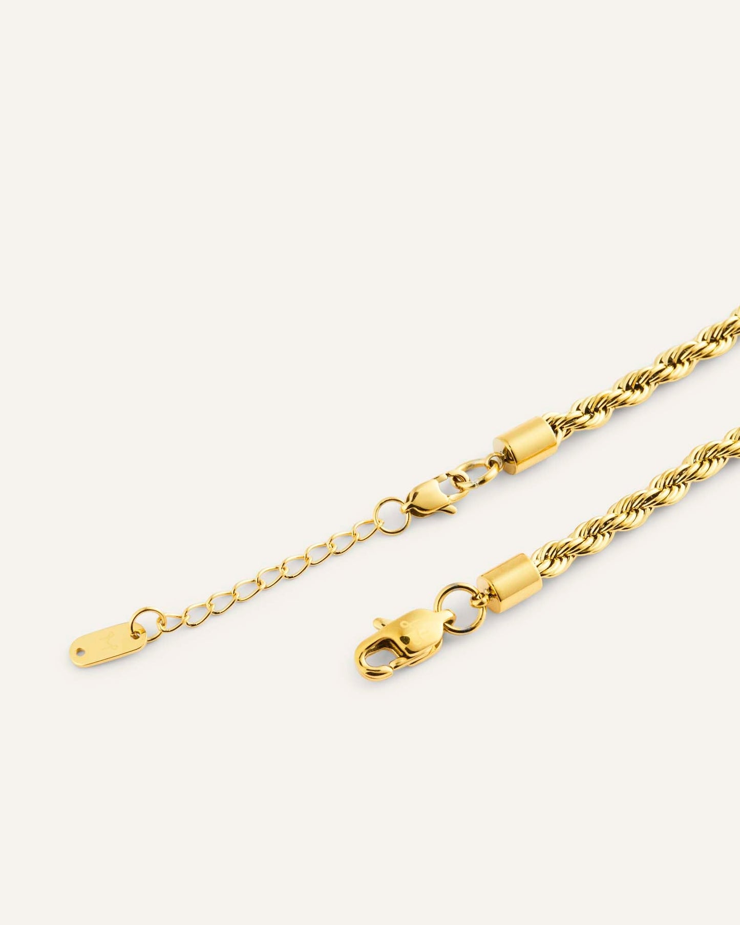 Bold Rope Chain Gold Bracelet