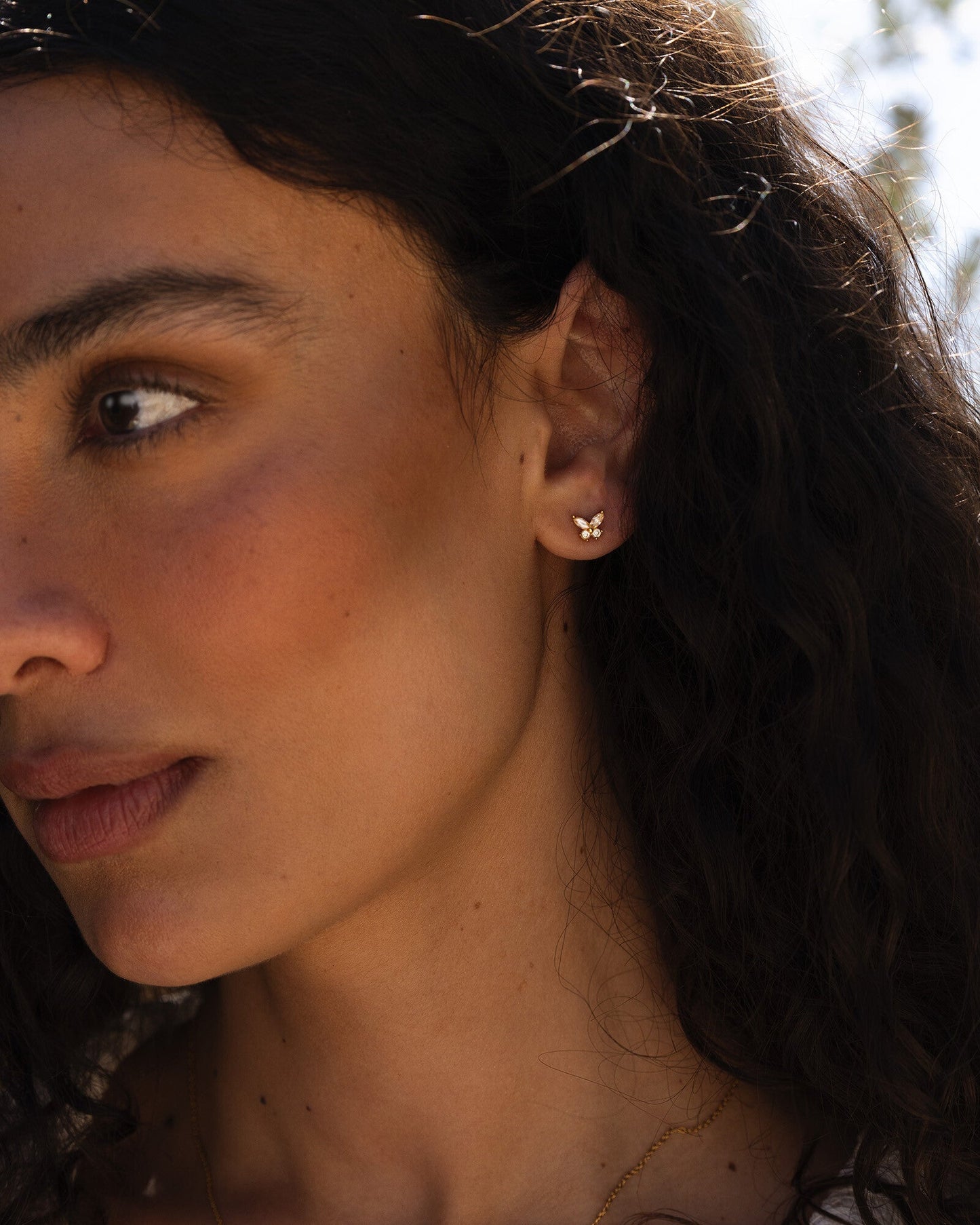 Butterfly Gold Studs