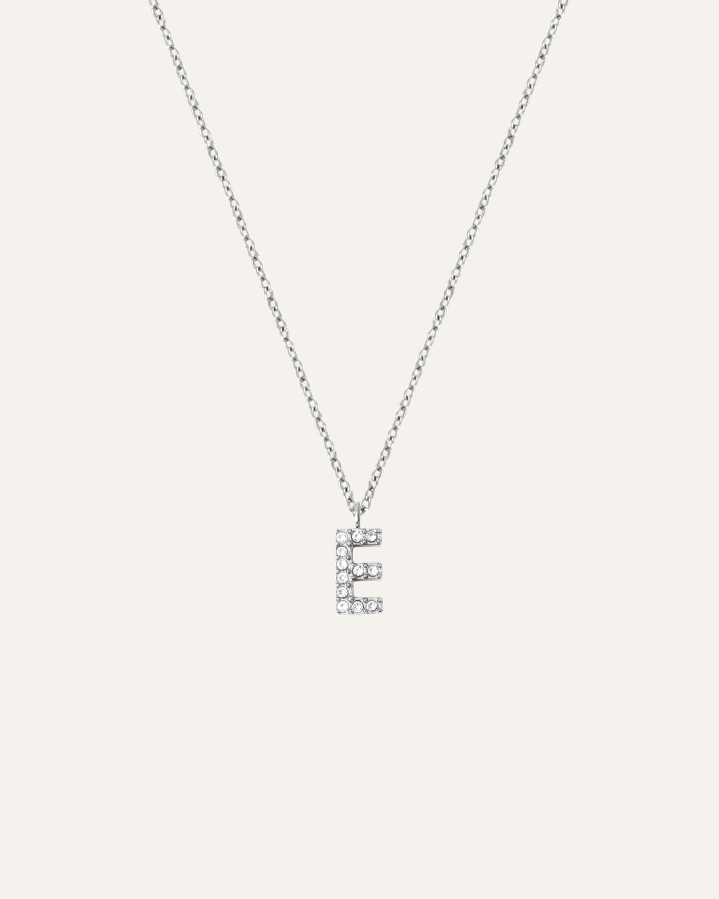 Petite Stone Letter Necklace