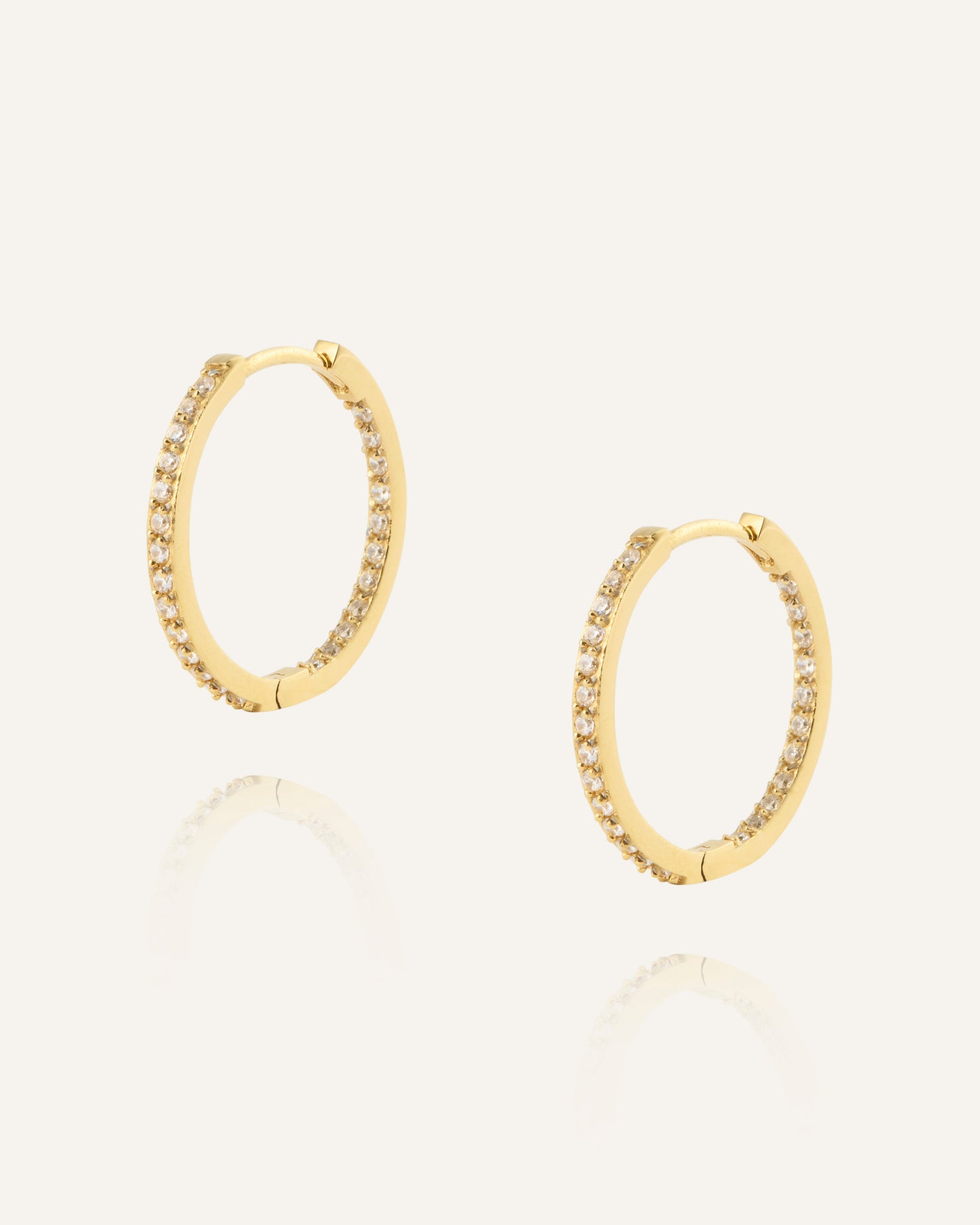 Sparkle Large Hoops
