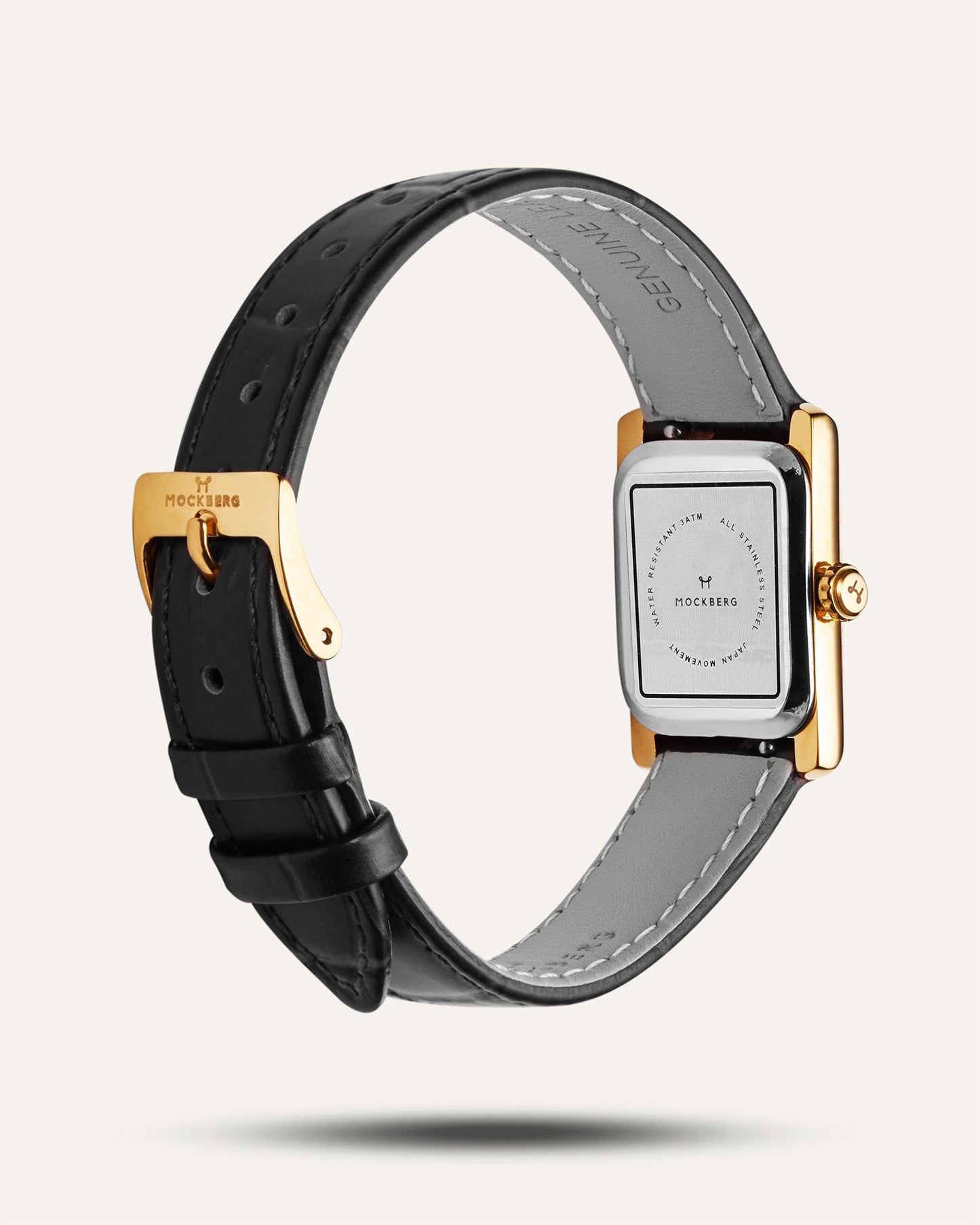 Timeless Black Leather Watch