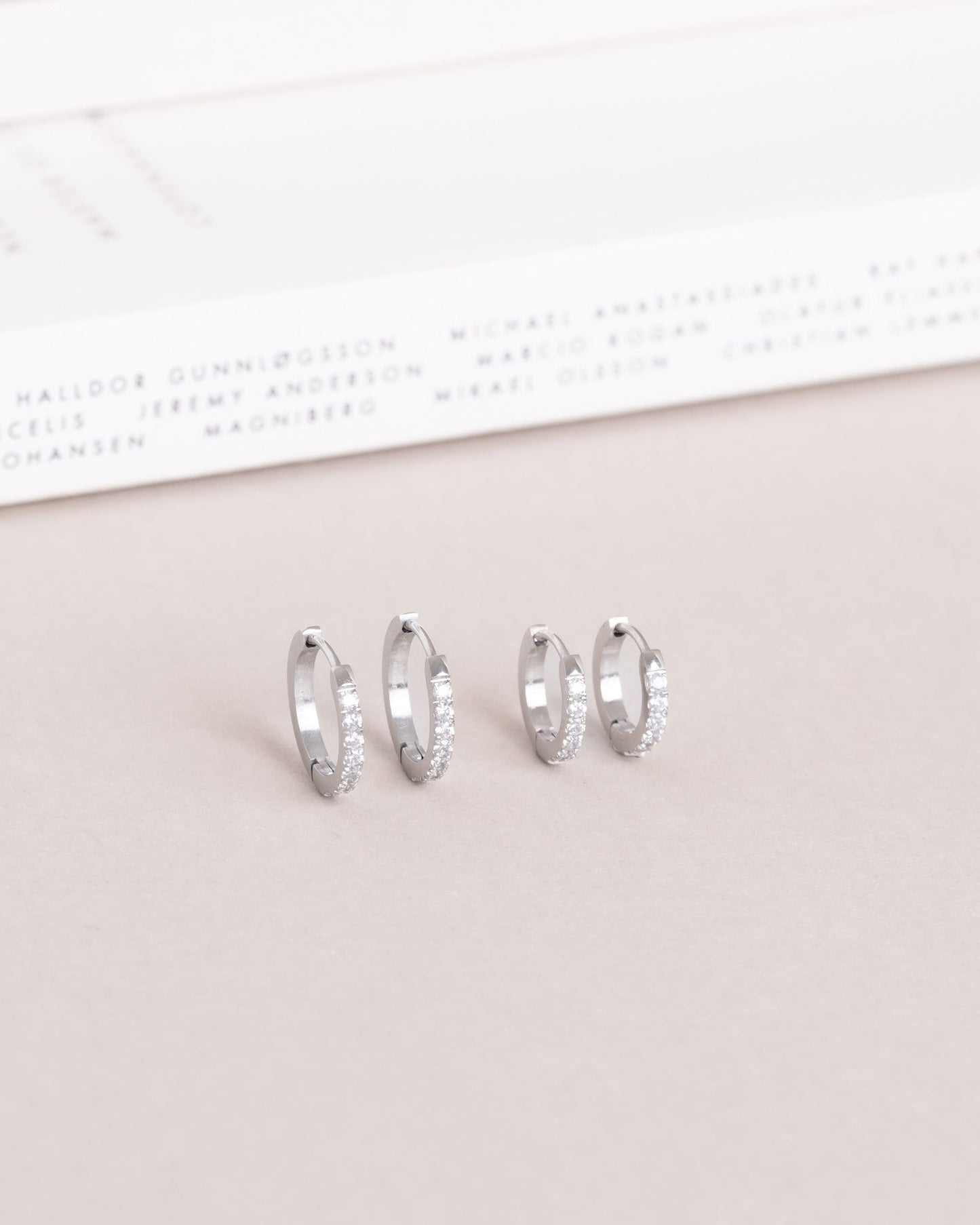 Shiny Hoops Medium