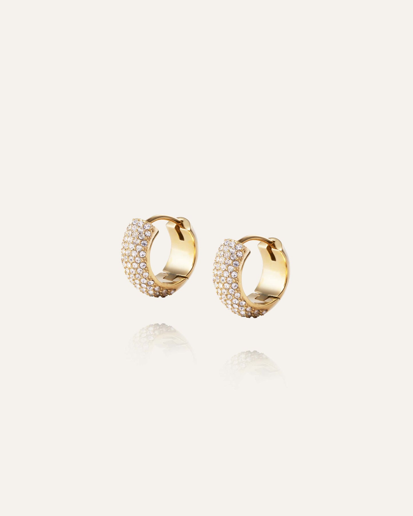 Amour Gold Hoops Small