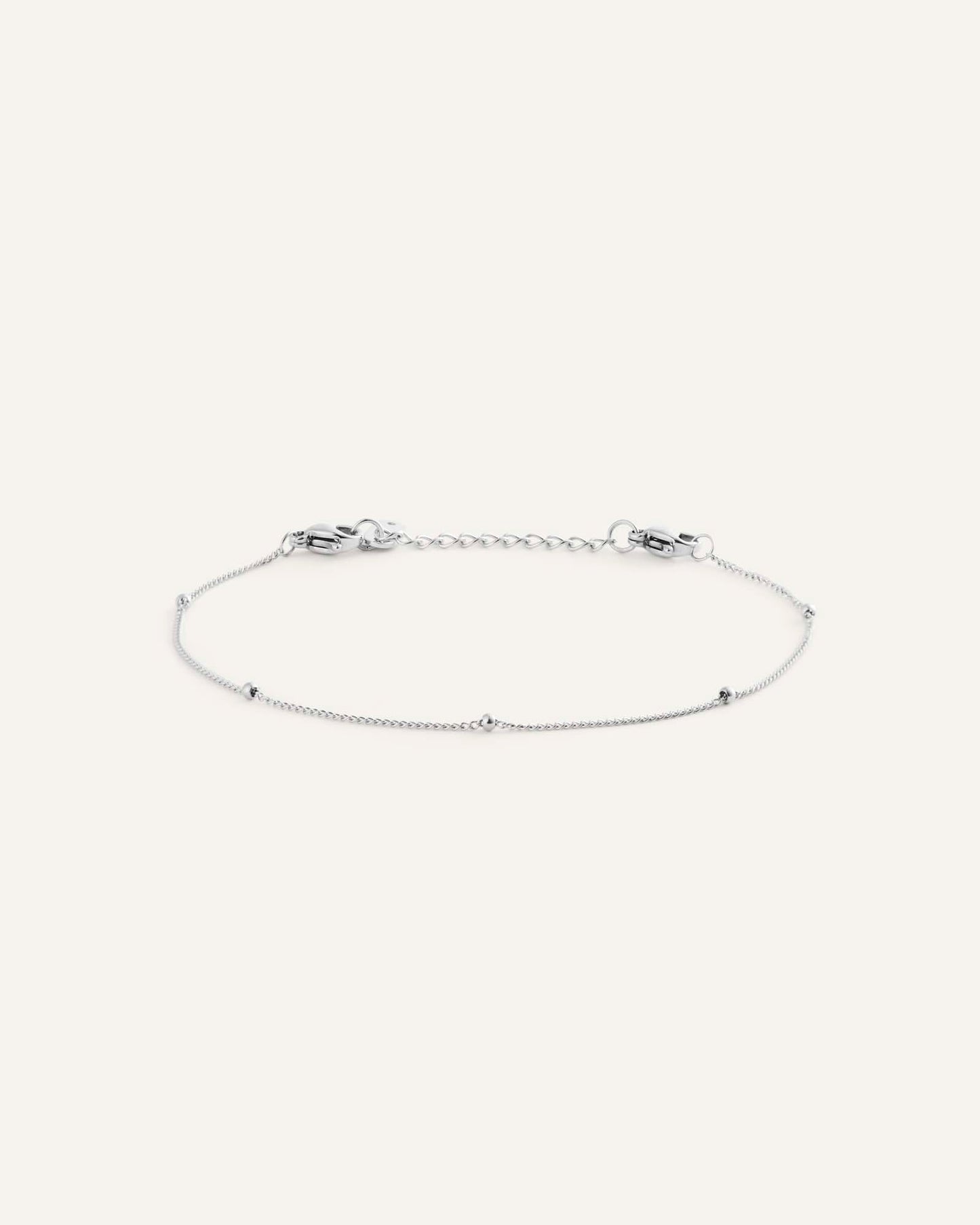 Beaded Chain Steel Bracelet