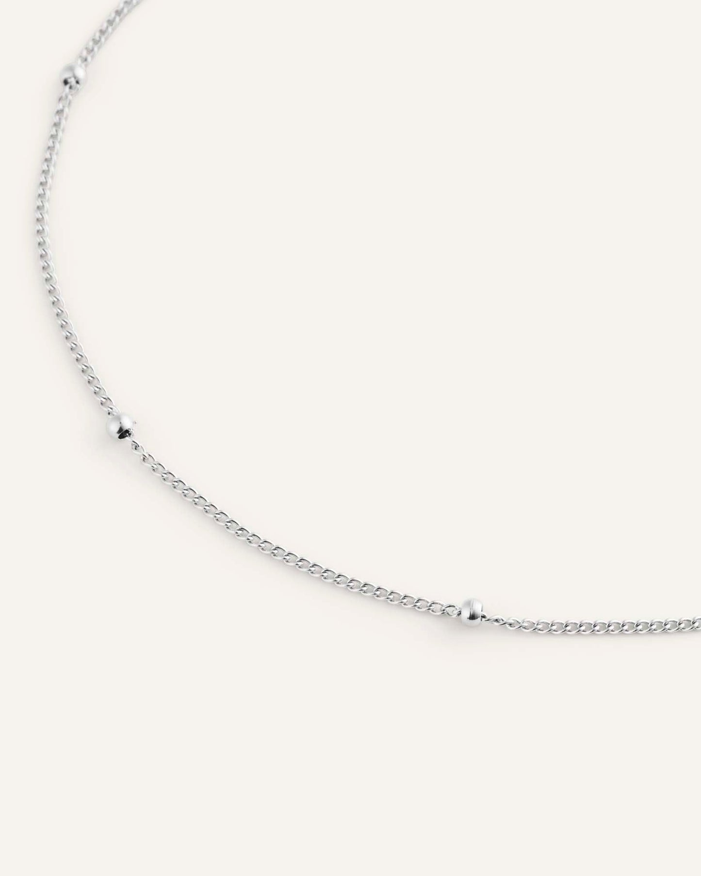 Beaded Chain Steel Bracelet