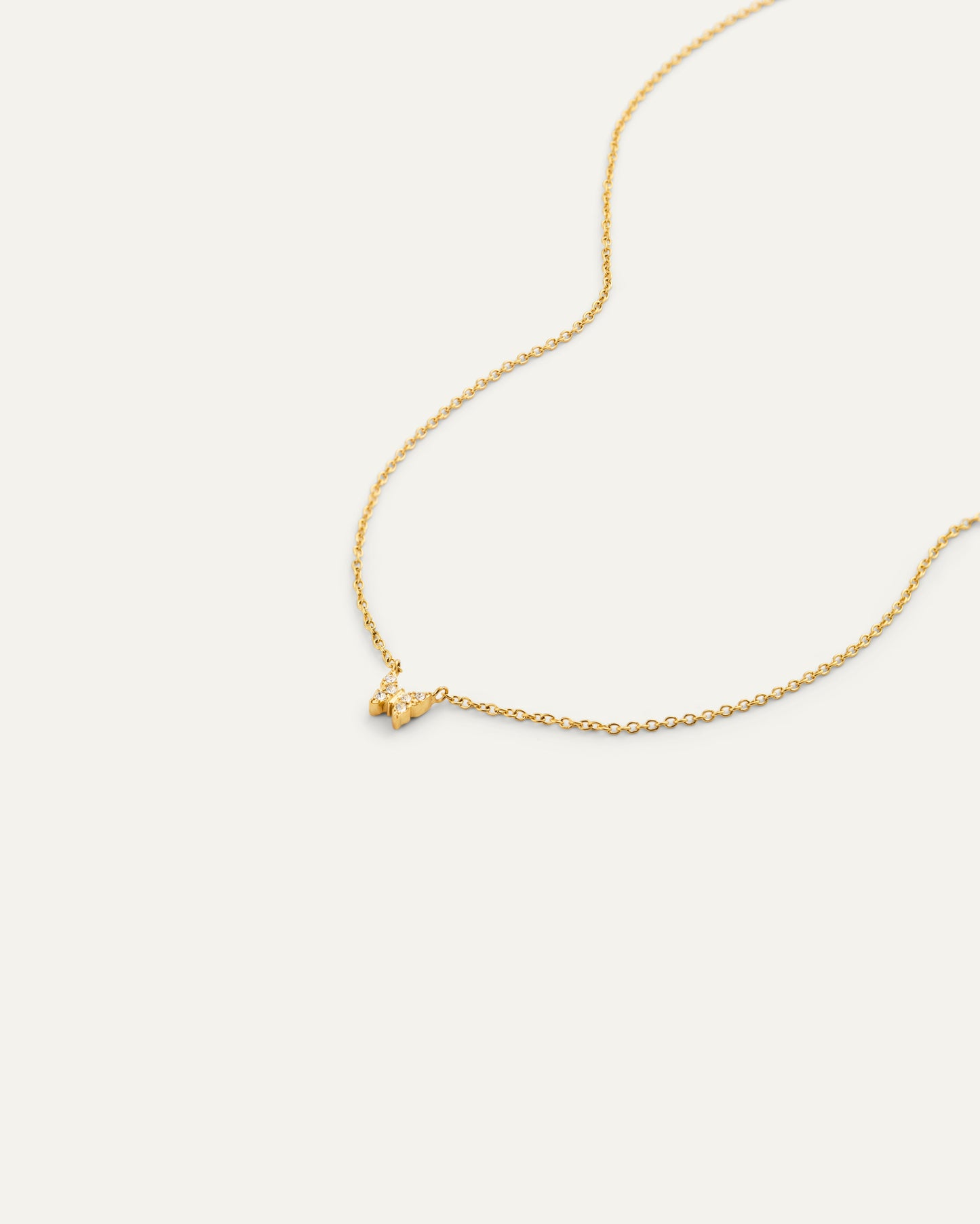 Butterfly Gold Necklace