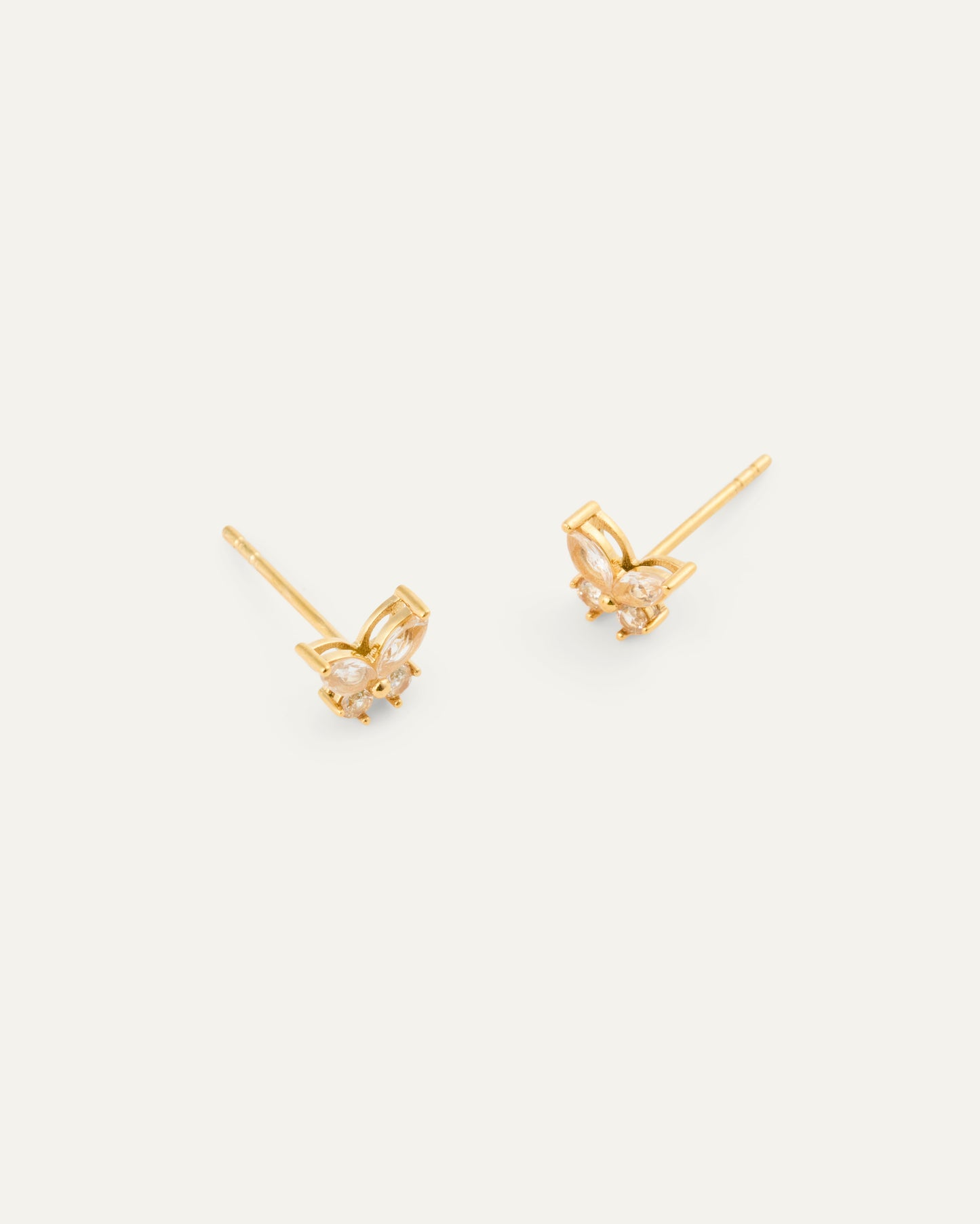 Butterfly Gold Studs