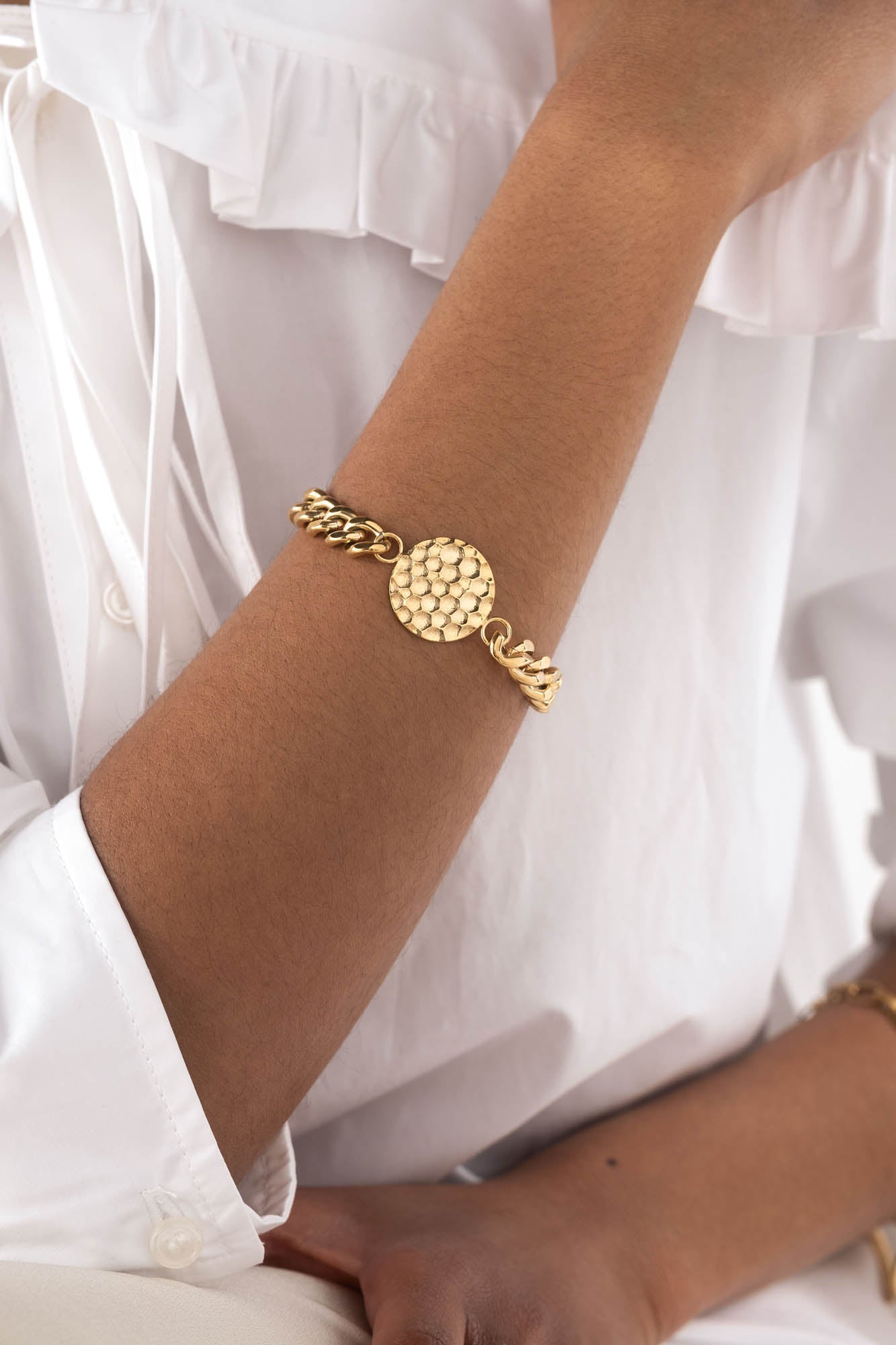 Full Moon Bracelet Gold