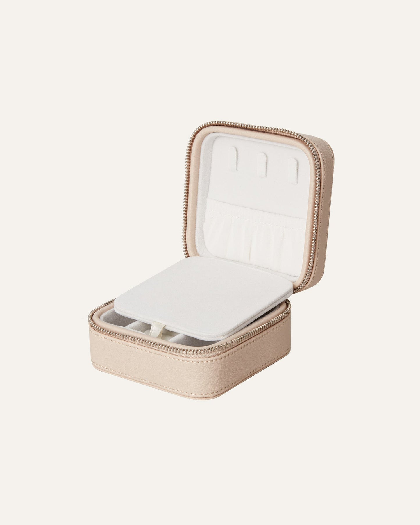 Jewelry Case Box Small Beige