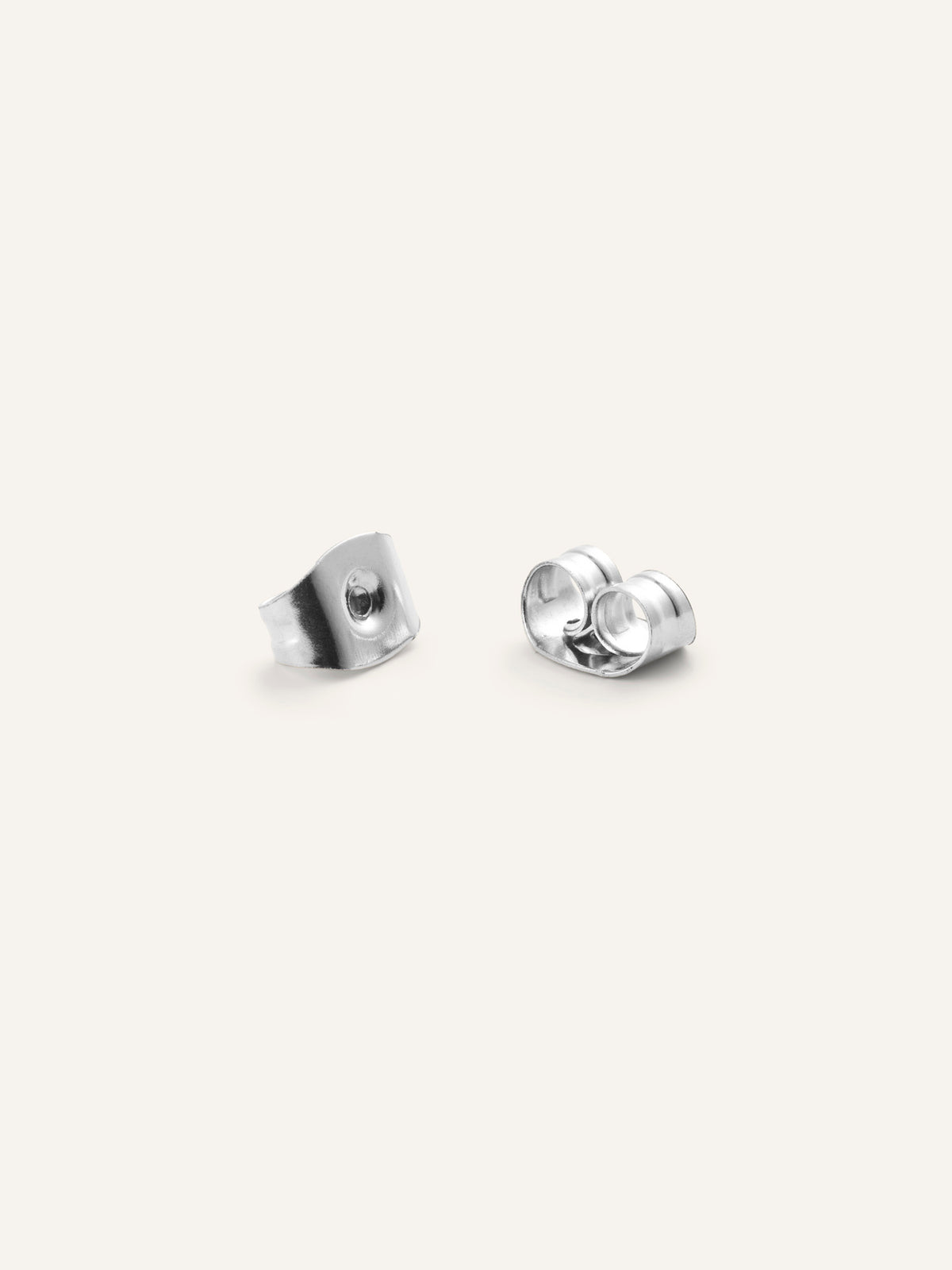 Jolie White Medium Studs
