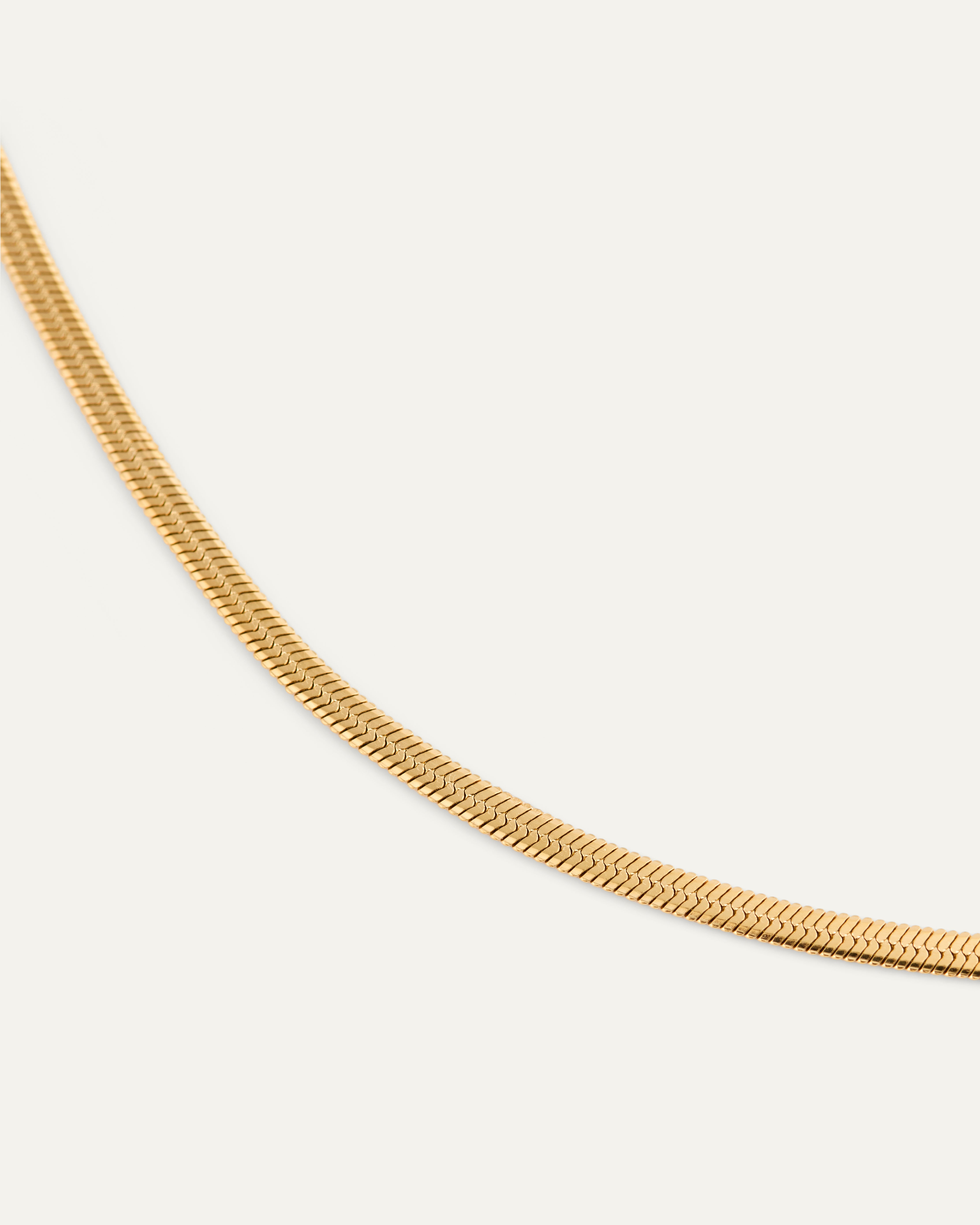 Thin Snake Gold Bracelet – Mockberg