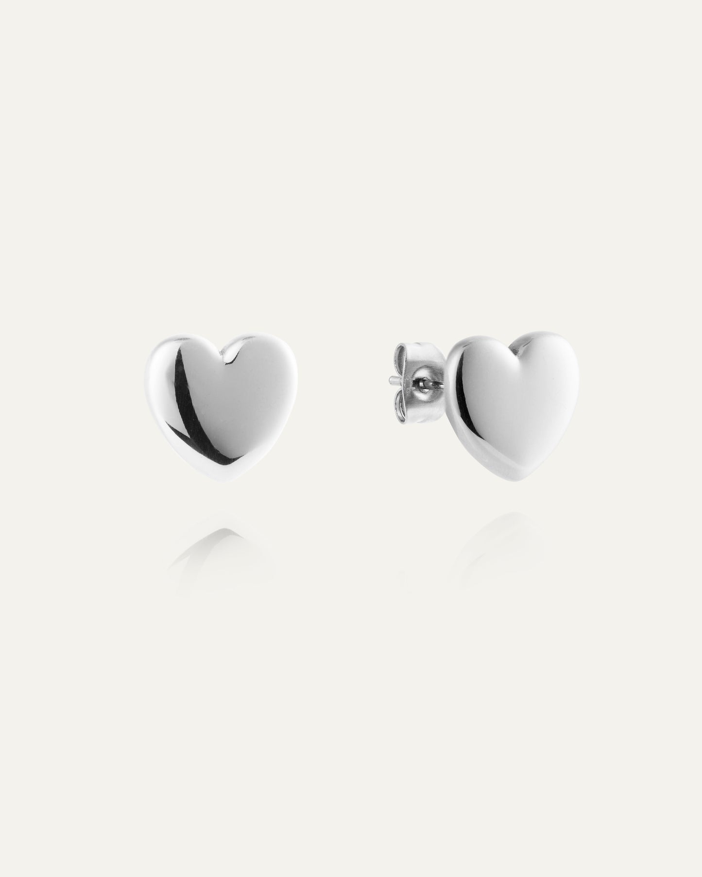 Love Steel Large Studs