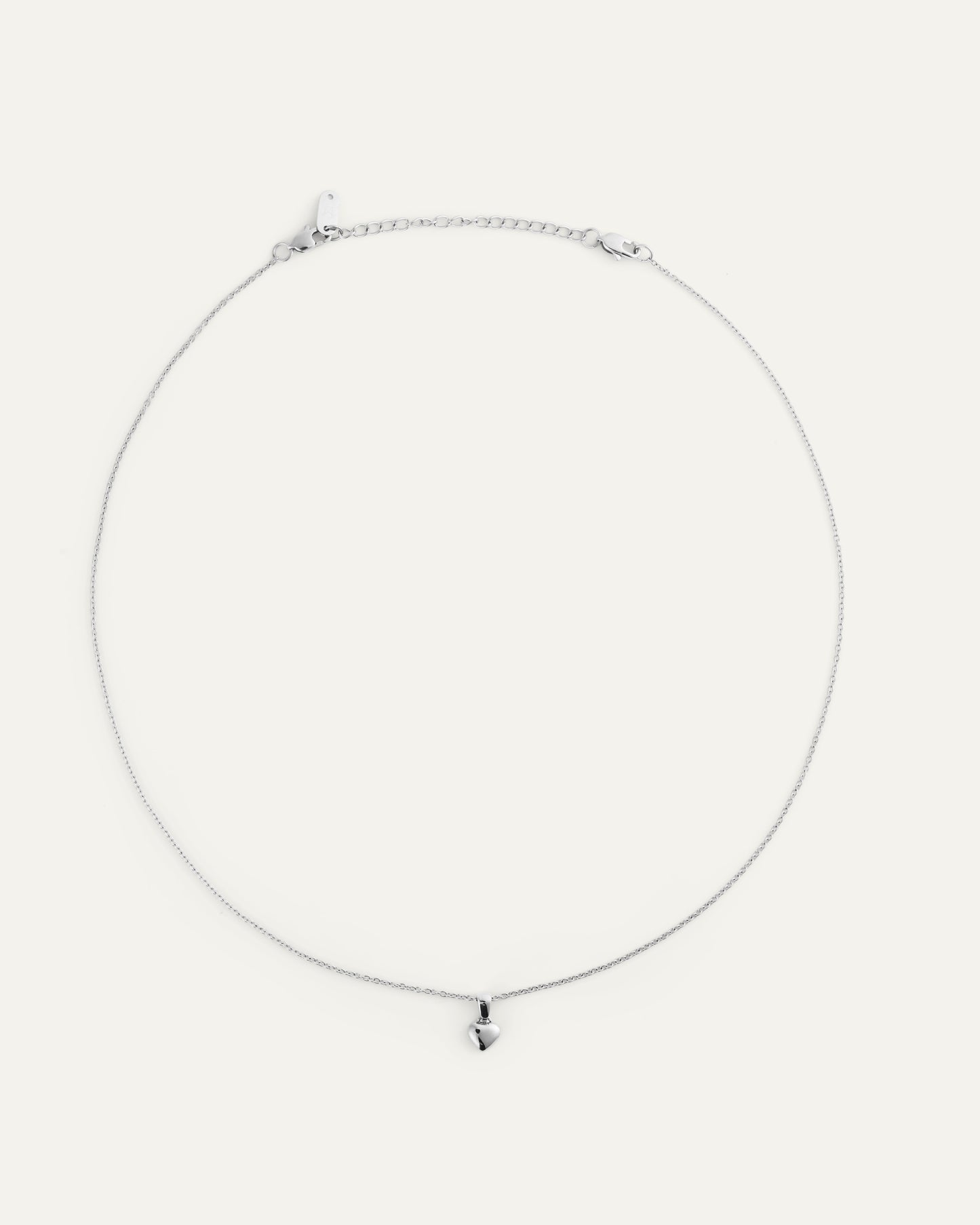 Sweetheart Steel Medium Necklace