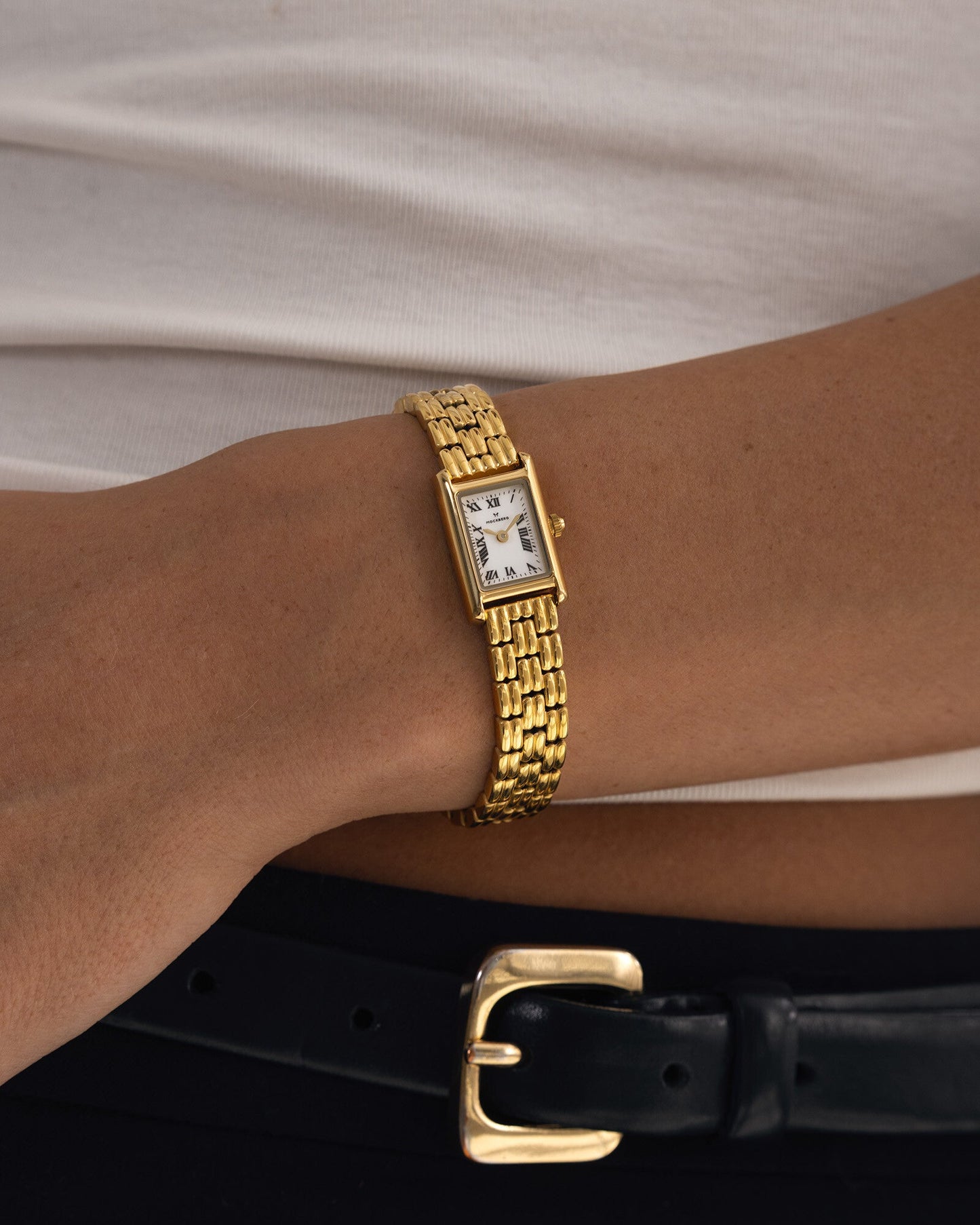 Timeless Vintage Petite Gold Watch