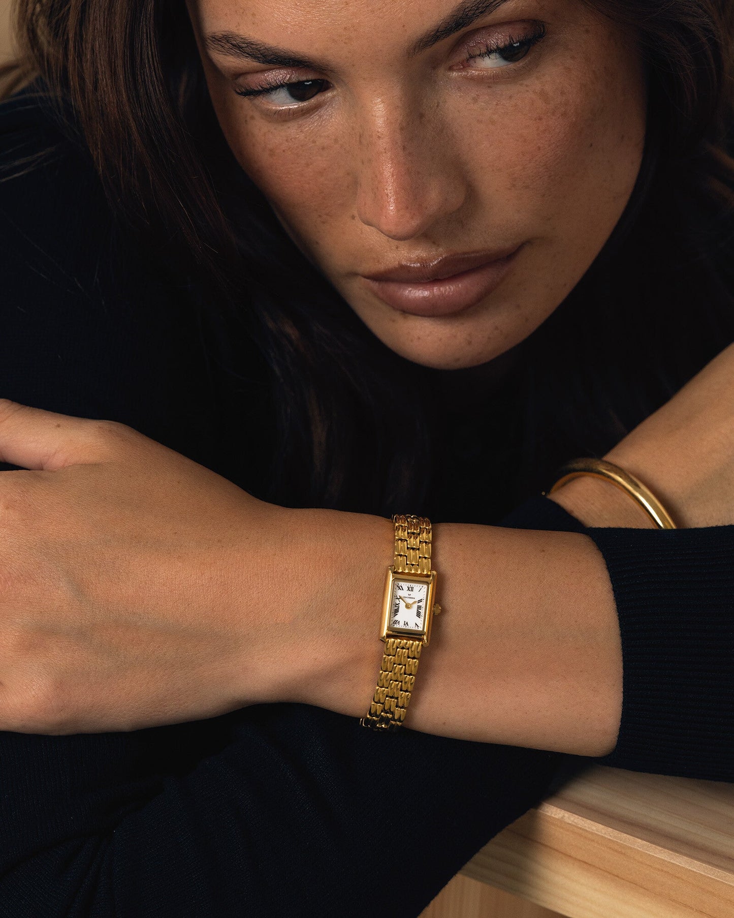 Timeless Vintage Petite Gold Watch