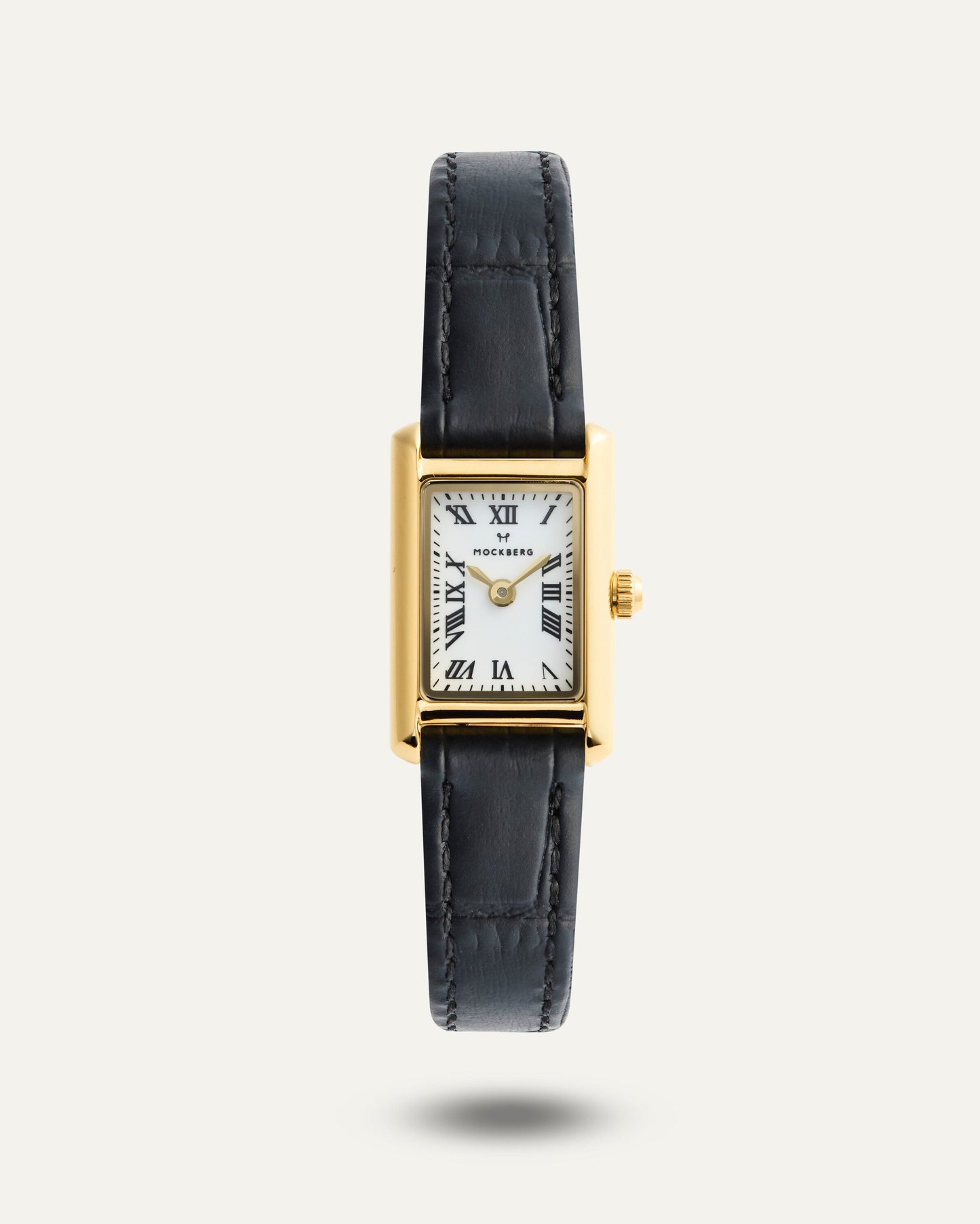 Timeless Leather Petite Gold Watch