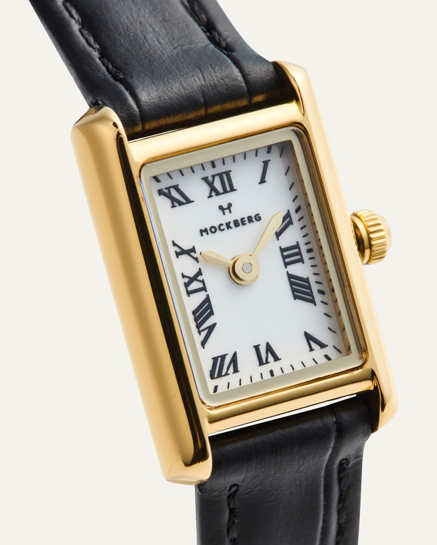 Timeless Leather Petite Gold Watch