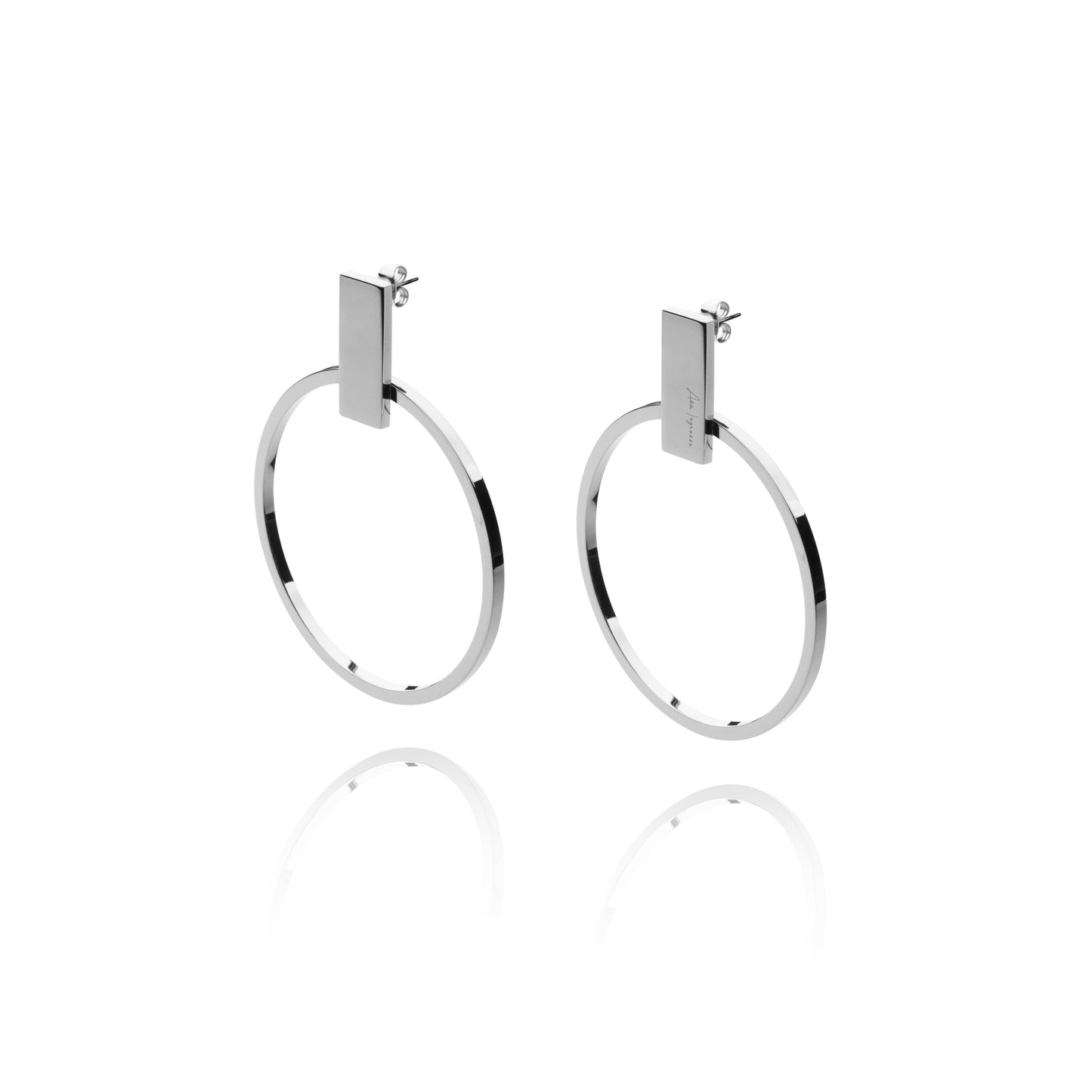 Signature earrings silver