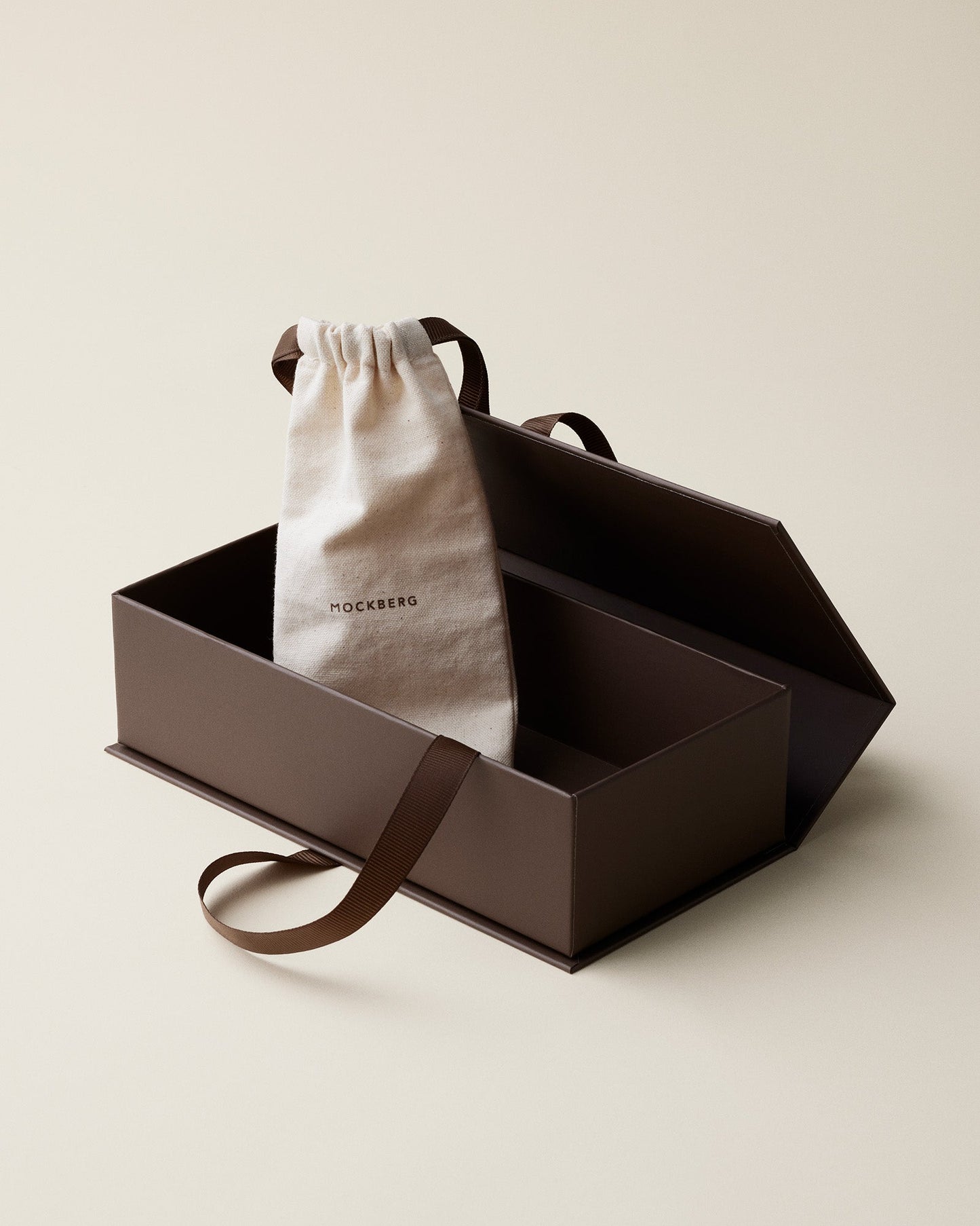 Large brown gift box