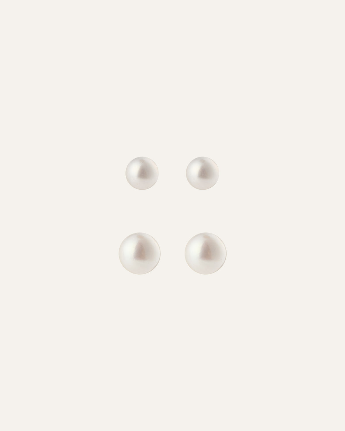 Pearl Set Steel Studs