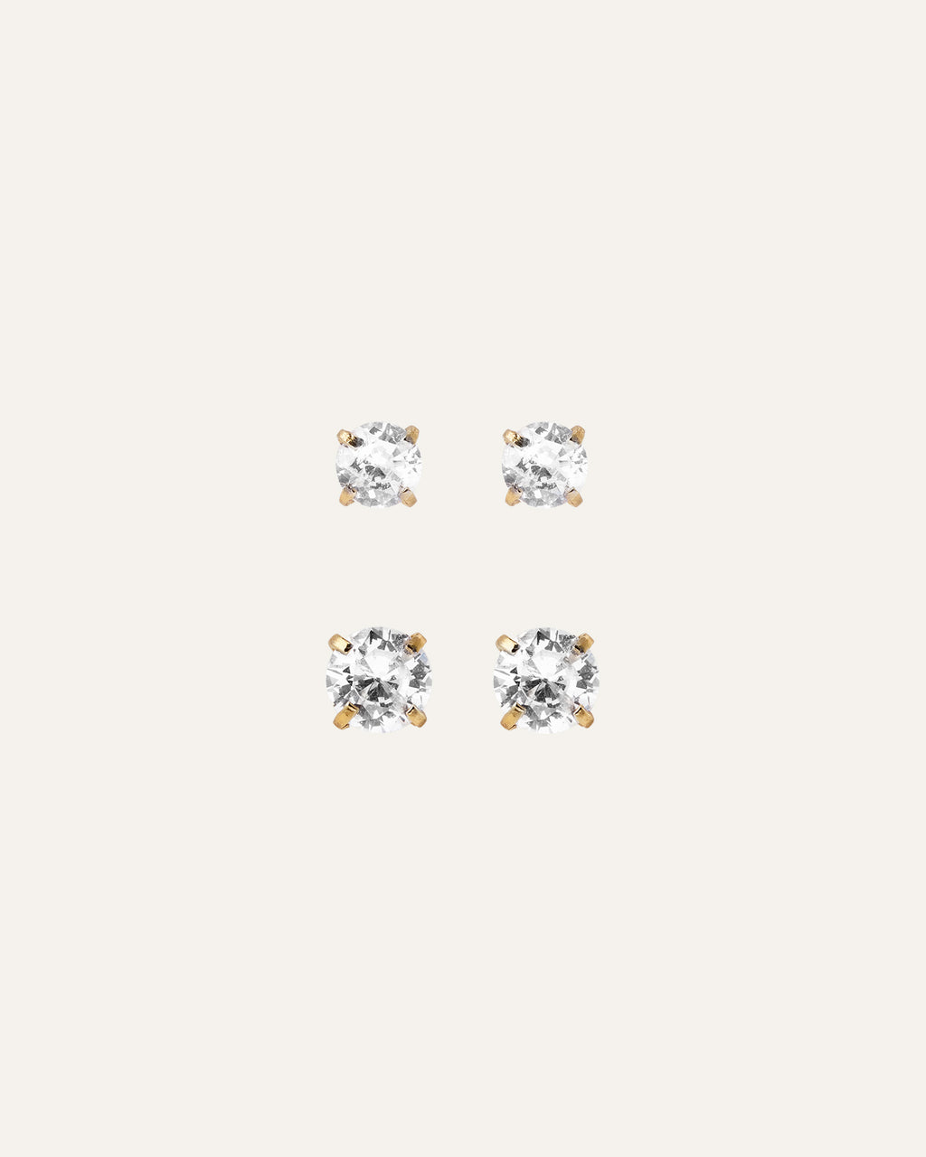 Jolie Set Gold Studs