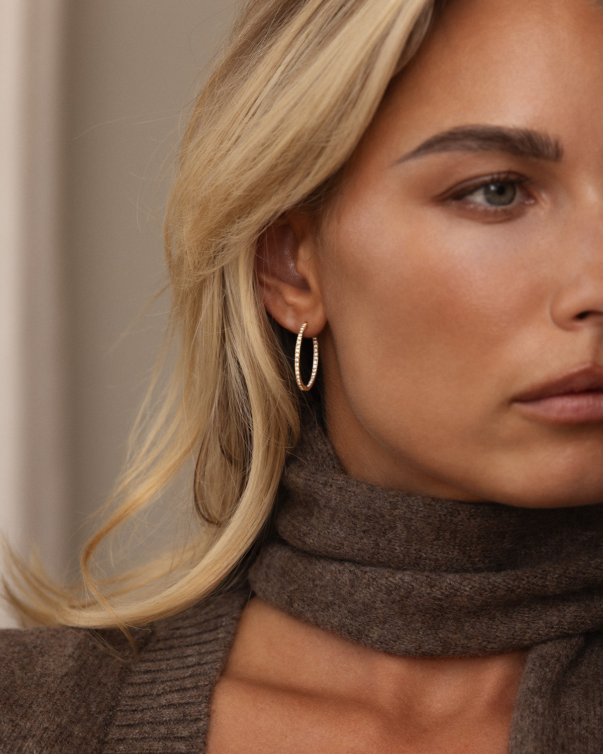 Sparkle Extra Large Hoops