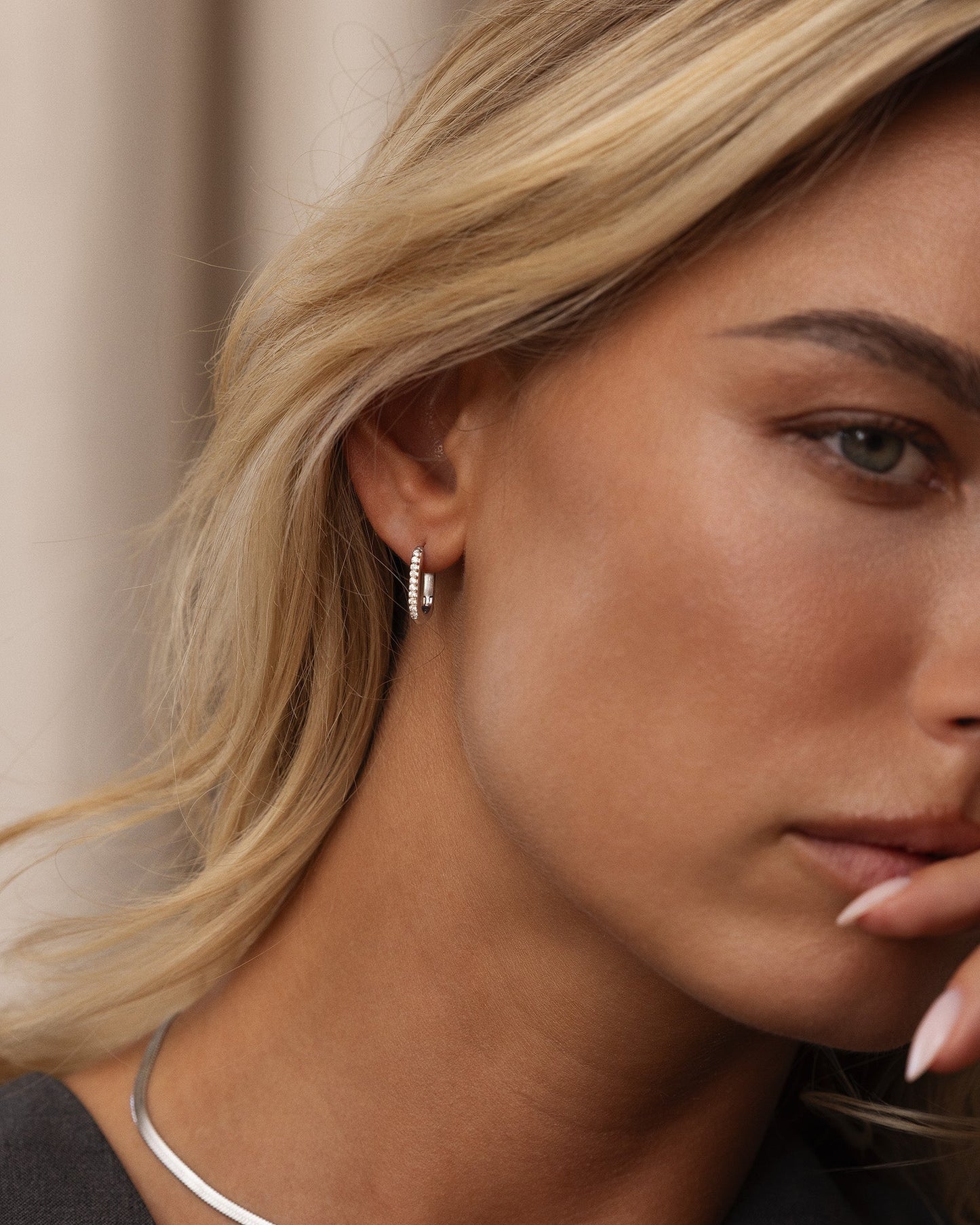 Sparkle Small U-Hoops