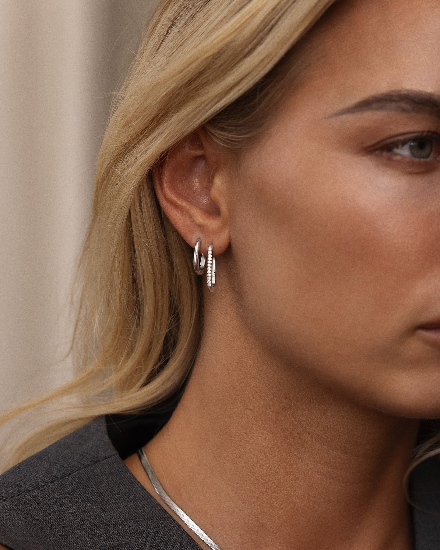 Sparkle Small U-Hoops