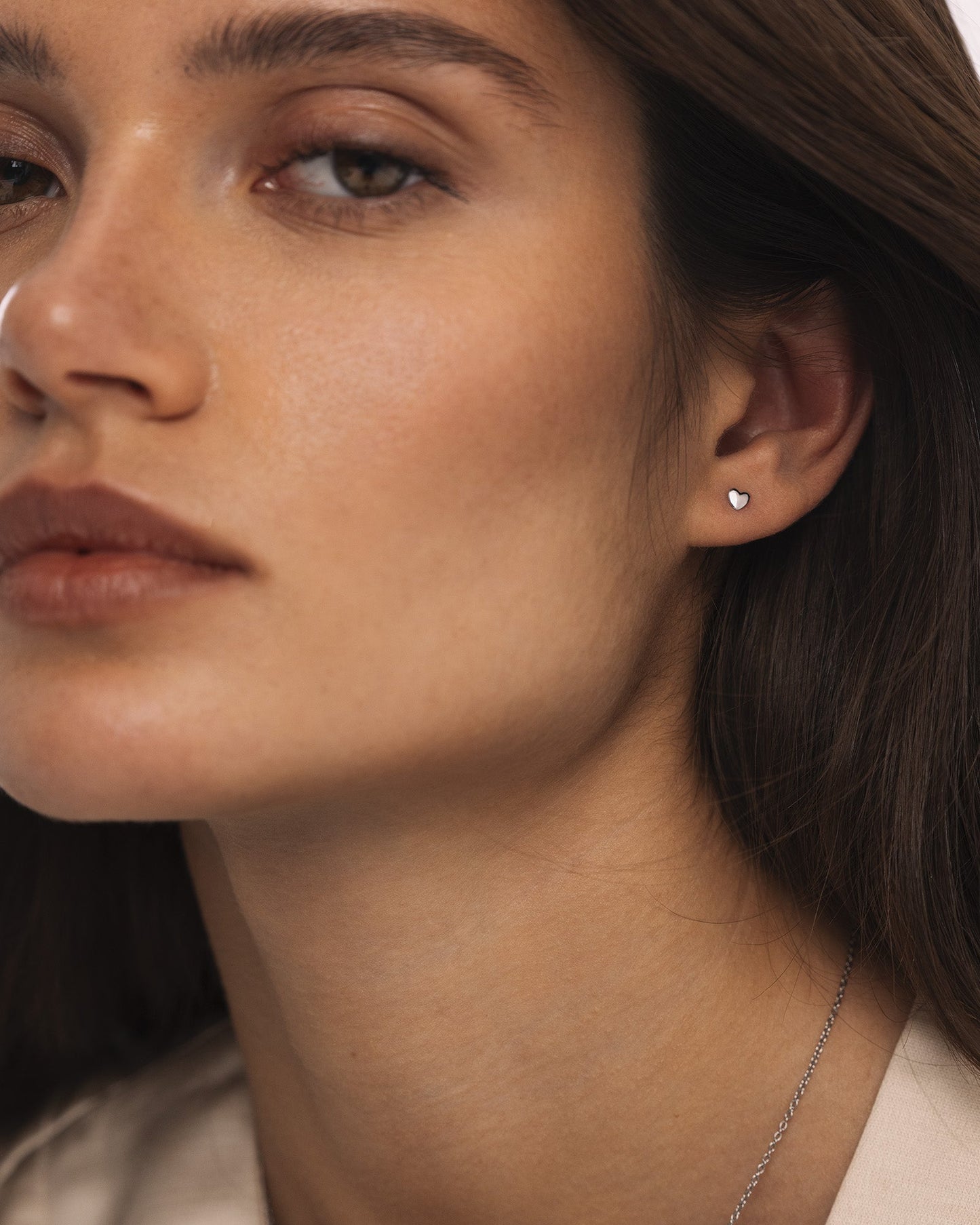 Love Steel Small Studs