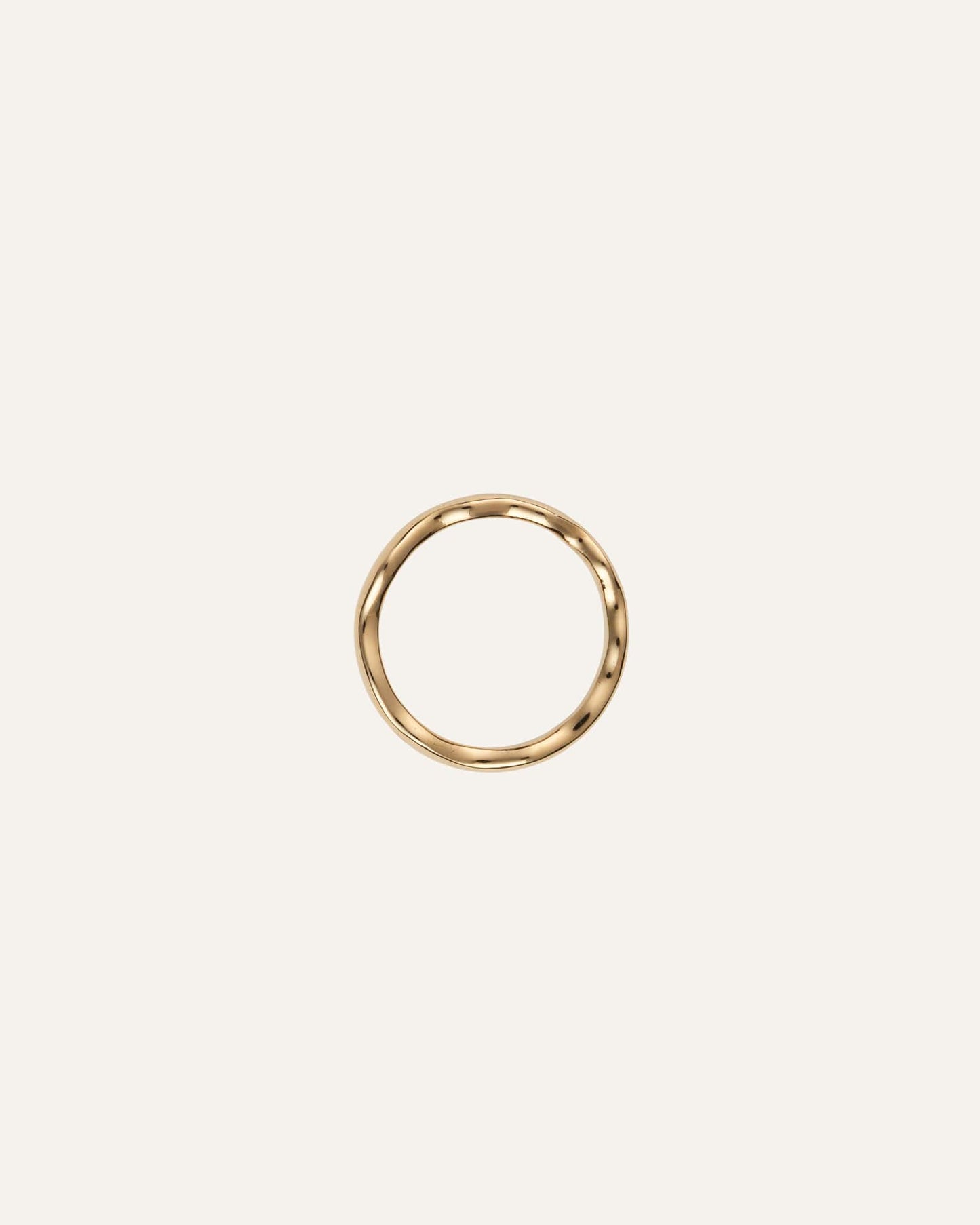 WAVY PETITE GOLD RING