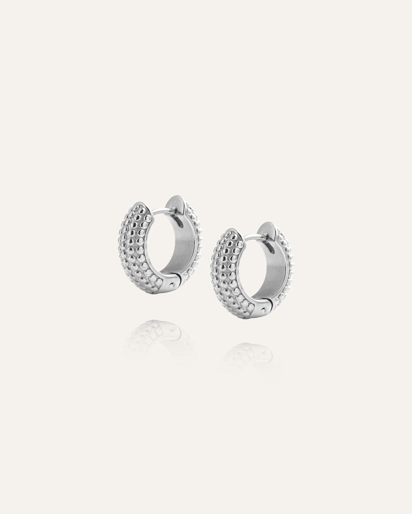 Beaded Hoops Medium