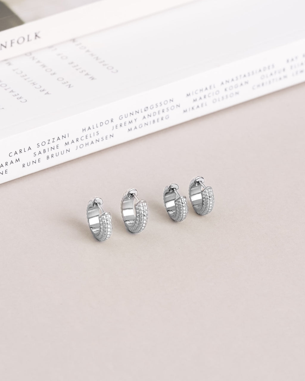Beaded Hoops Small