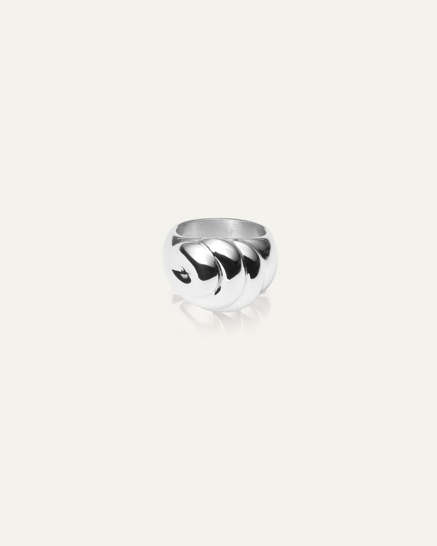 Deco Bold Silver Ring