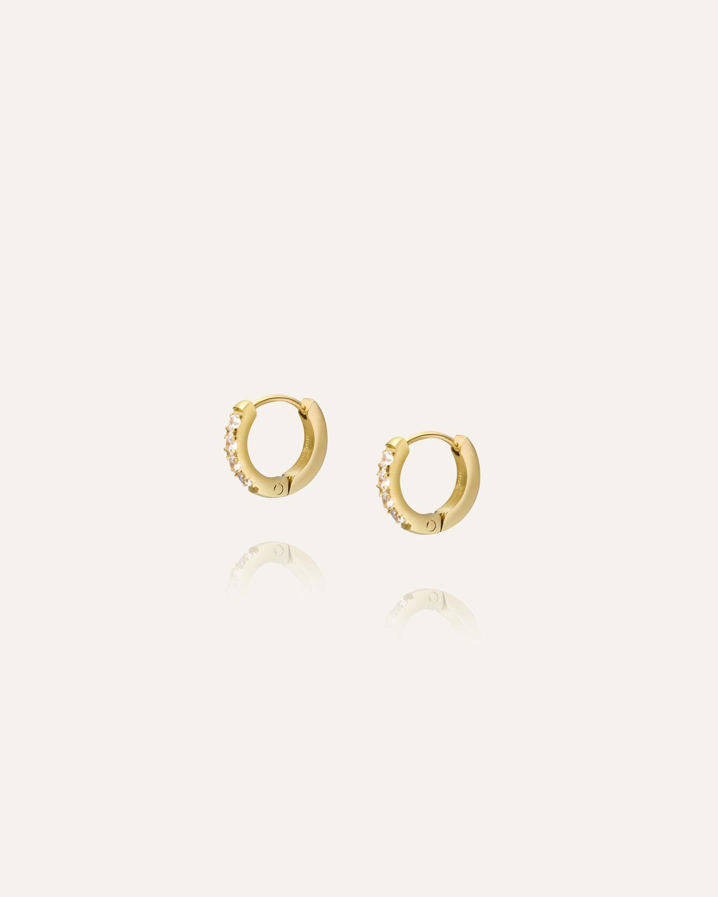 Shiny Mini Gold Hoops