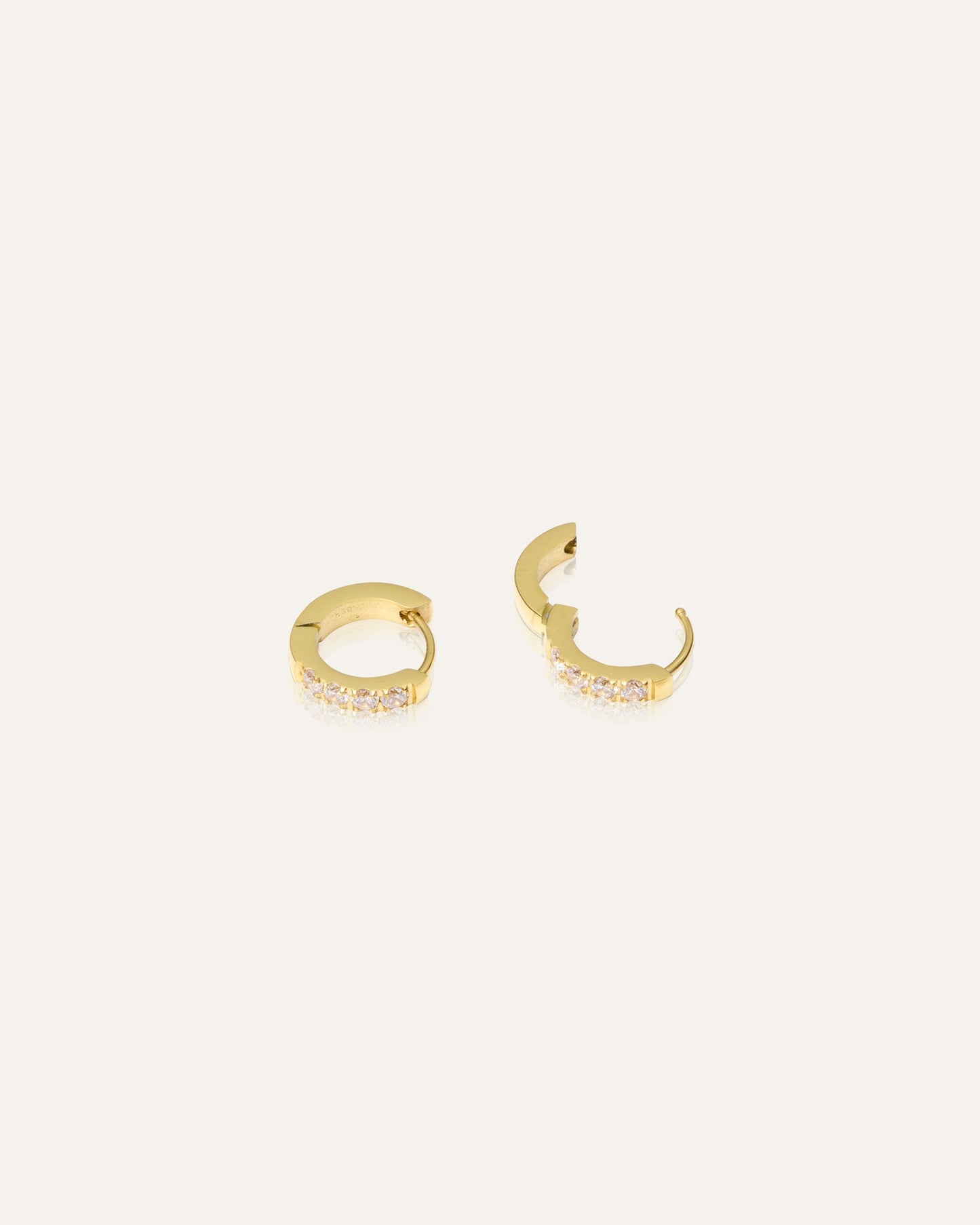 Shiny Mini Gold Hoops