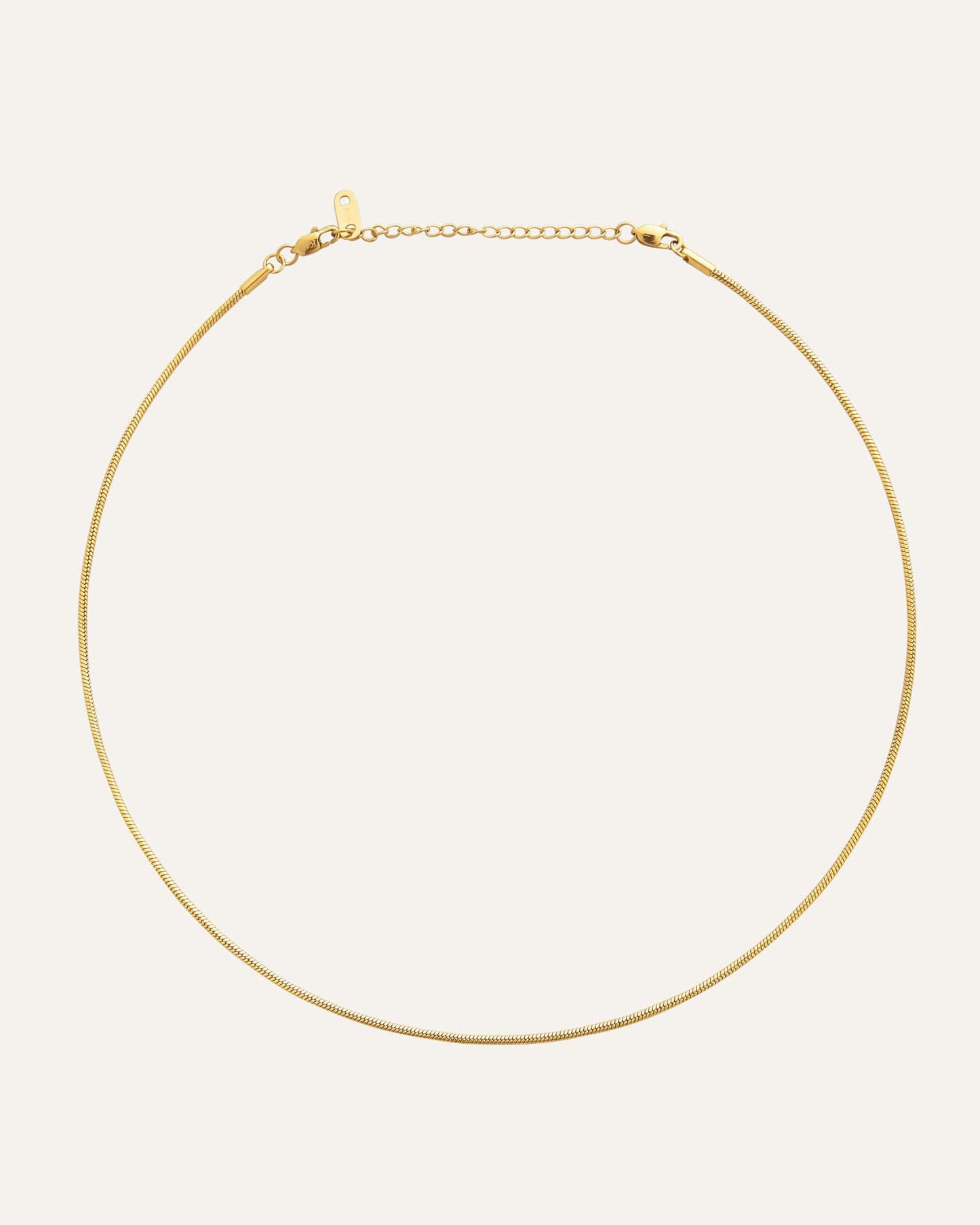 Snake chain necklace gold